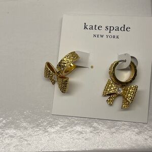 Kate Spade Gold Crystal Stud Earrings